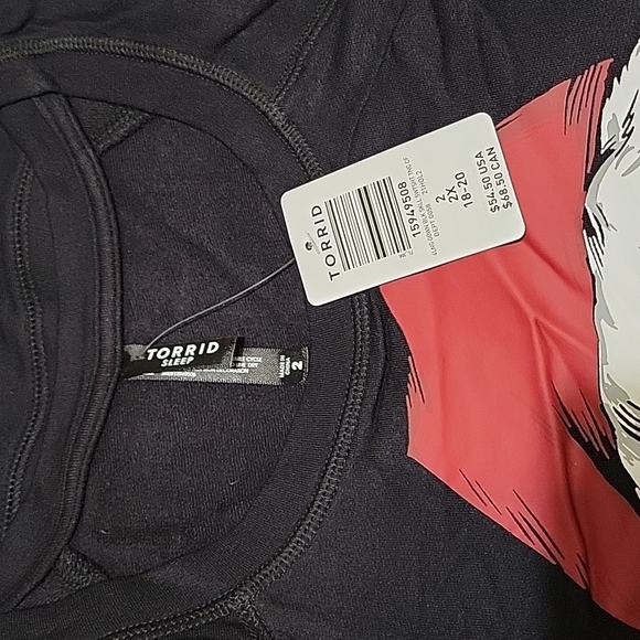 Torrid Holiday Skull Sleep Sweatshirt - Picture 7 of 7